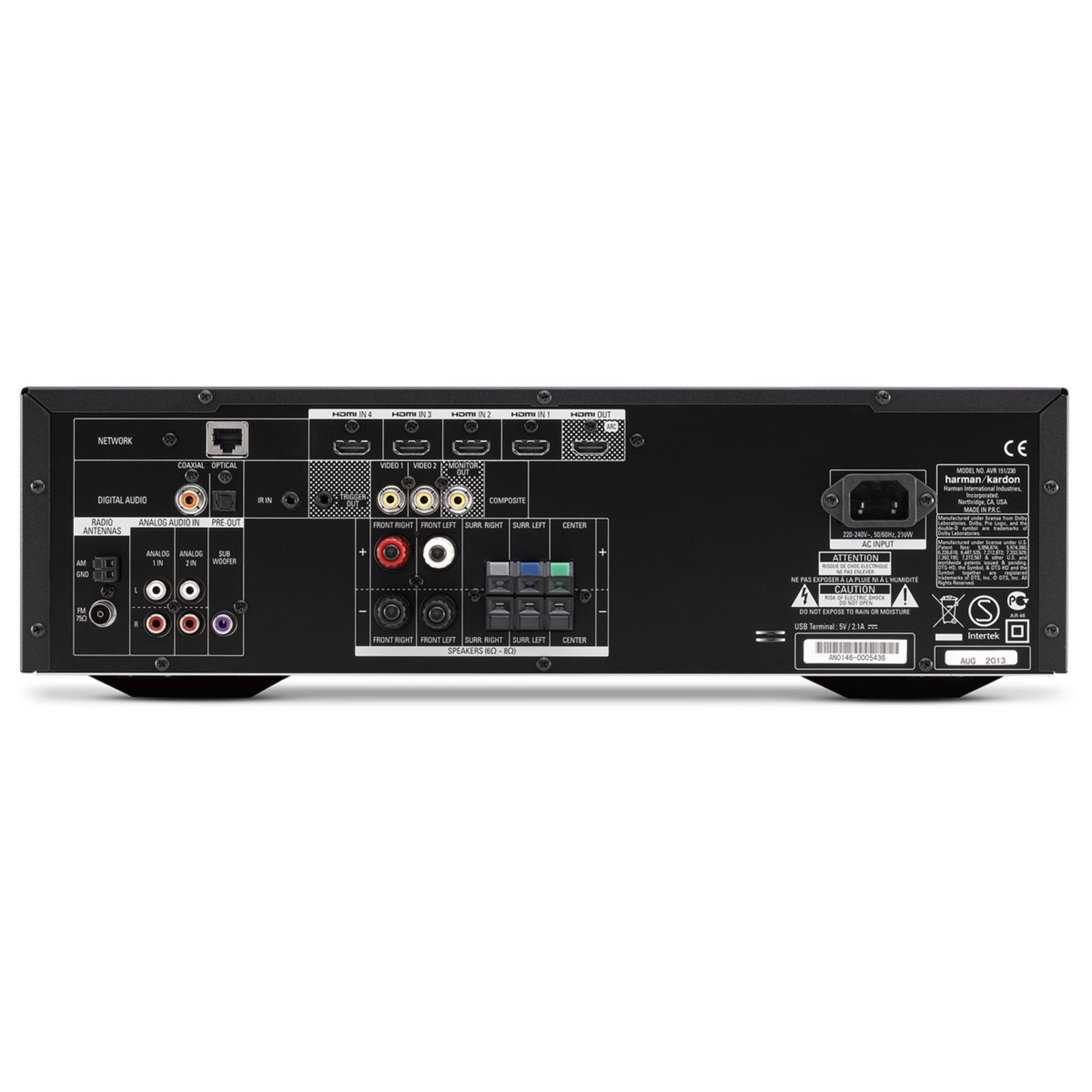 Avr 151 375 Watt 5 1 Channel Networked Audio Receiver Avr 151